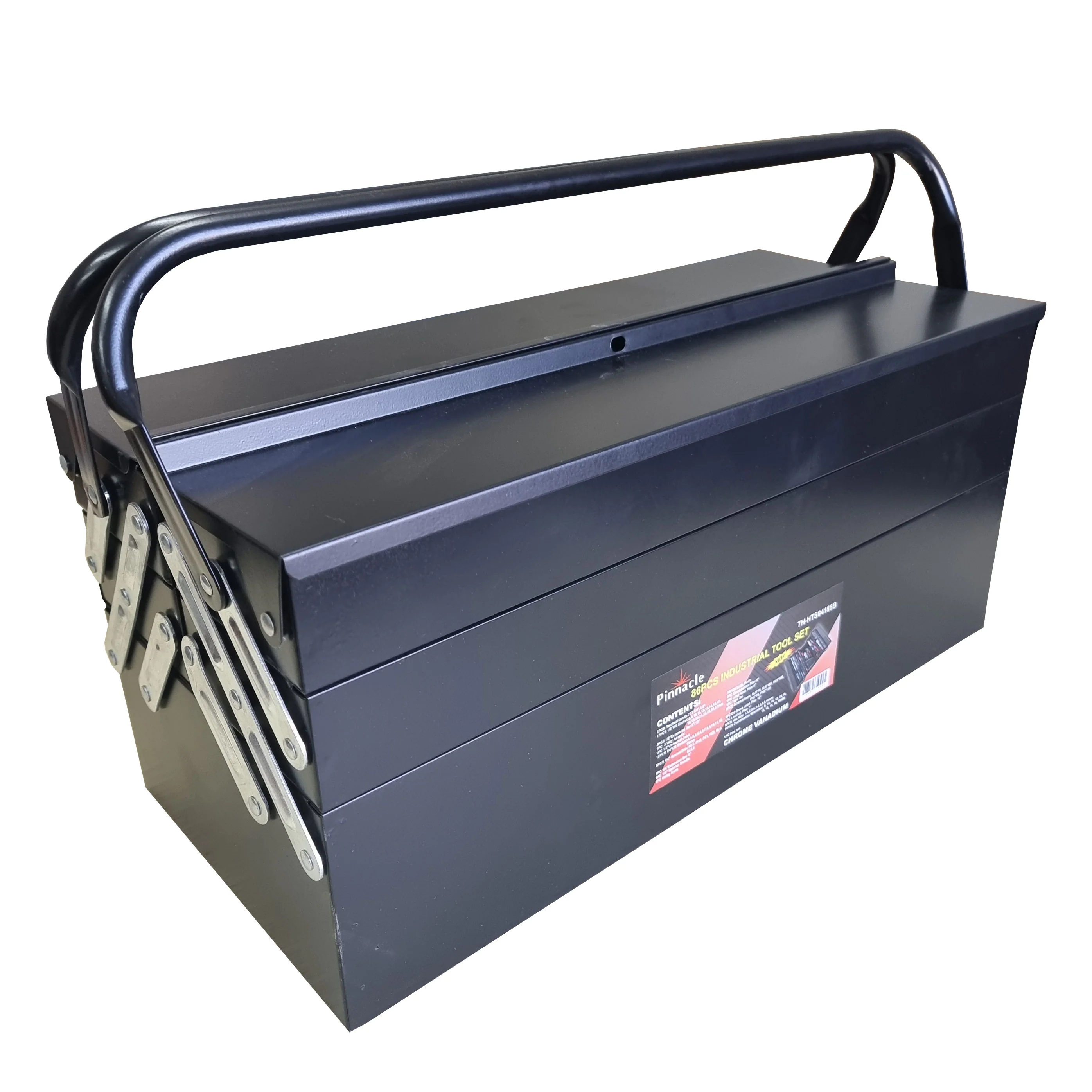 Pinnacle Welding Tool Box Set with 5 Tier Metal Tool Box, 86 pc